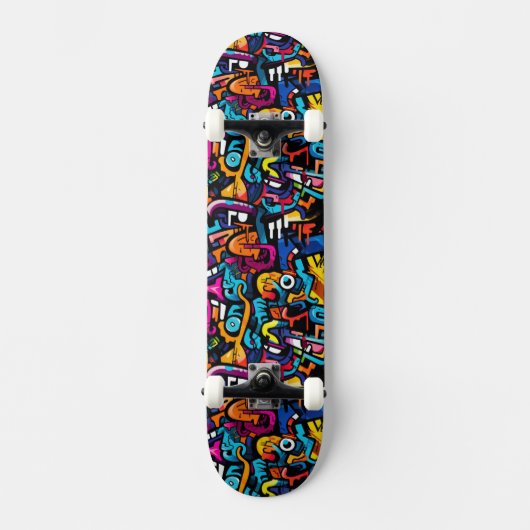Graffiti Wall Skateboard (Vorderseite)