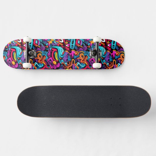 Graffiti Wall Skateboard (Horizontal)