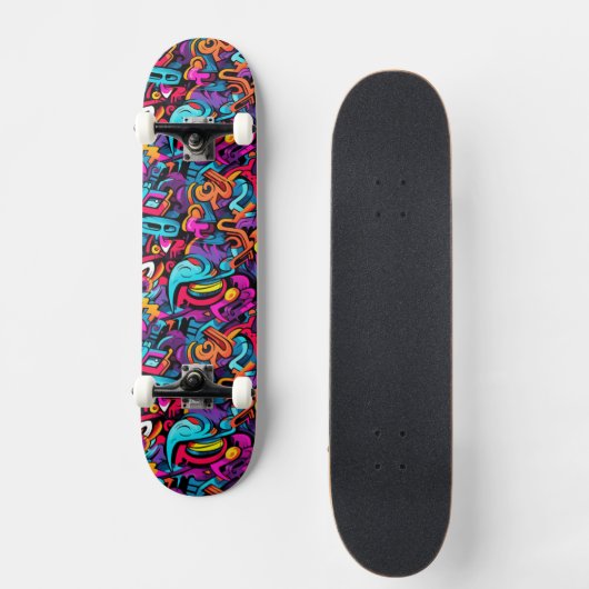 Graffiti Wall Skateboard (Vorderseite)