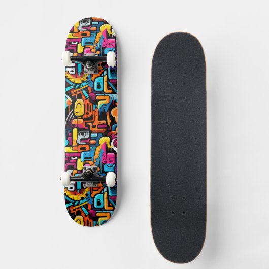 Graffiti Wall Skateboard (Vorderseite)
