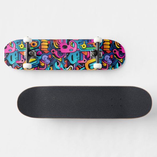Graffiti Wall Skateboard (Horizontal)