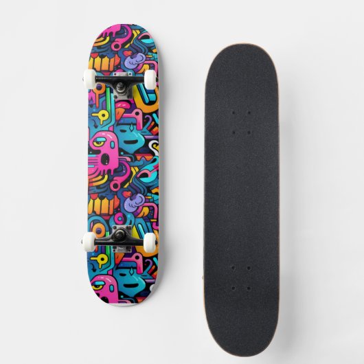 Graffiti Wall Skateboard (Vorderseite)