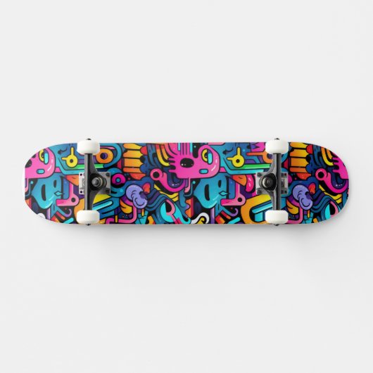 Graffiti Wall Skateboard (Horizontal)