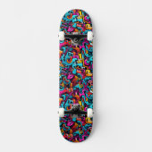 Graffiti Wall Skateboard (Vorderseite)