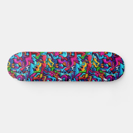 Graffiti Wall Skateboard (Horizontal)