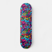 Graffiti Wall Skateboard (Vorderseite)