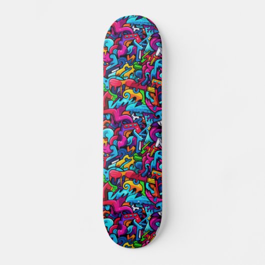 Graffiti Wall Skateboard (Vorderseite)