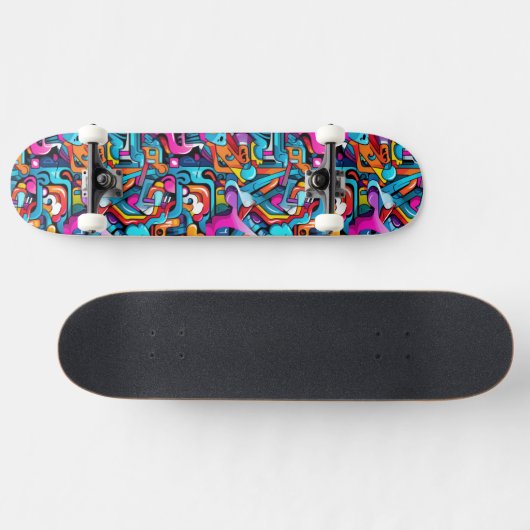 Graffiti Wall Skateboard (Horizontal)