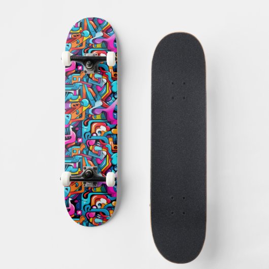 Graffiti Wall Skateboard (Vorderseite)