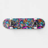 Graffiti Wall Skateboard (Horizontal)
