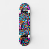 Graffiti Wall Skateboard (Vorderseite)