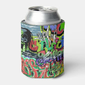 Graffiti Wall: Urban Hip Hop Dosenkühler (Kanne Vorderseite)