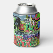 Graffiti Wall: Urban Hip Hop Dosenkühler (Kanne Rückseite)