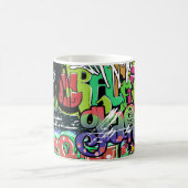 Graffiti Wall: Urban Hip Hop Kaffeetasse (Mittel)