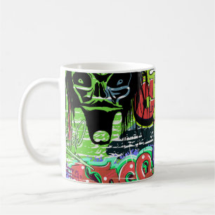 Graffiti Wall: Urban Hip Hop Kaffeetasse