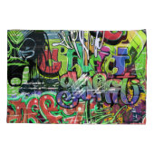 Graffiti Wall: Urban Hip Hop Kissenbezug (Rückseite)