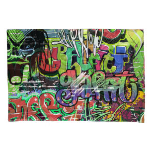 Graffiti Wall: Urban Hip Hop Kissenbezug