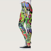Graffiti Wall: Urban Hip Hop Leggings (Links)