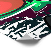 Graffiti Wall: Urban Hip Hop Poster (Ecke)