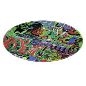 Graffiti Wall: Urban Hip Hop Schneidebrett (Ecke)