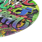 Graffiti Wall: Urban Hip Hop Schneidebrett (Ecke)