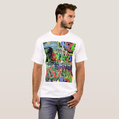 Graffiti Wall: Urban Hip Hop T-Shirt (Vorne ganz)