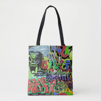 Graffiti Wall: Urban Hip Hop Tasche
