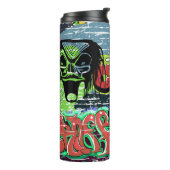 Graffiti Wall: Urban Hip Hop Thermosbecher (Nach links gedreht)
