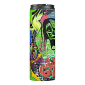 Graffiti Wall: Urban Hip Hop Thermosbecher (Rückseite)