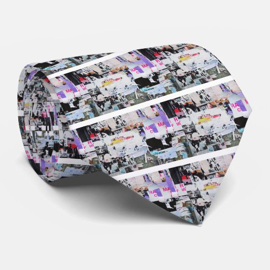 Graffiti-Wand Banksy Art heftiges Papier Krawatte (Gerollt)