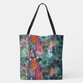 Graffiti-Wand und Spray-Paint-Spritzer Tasche (Rückseite)