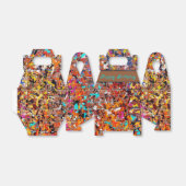 Graffiti-Wanddruck Geschenkschachtel (Ungefaltet)