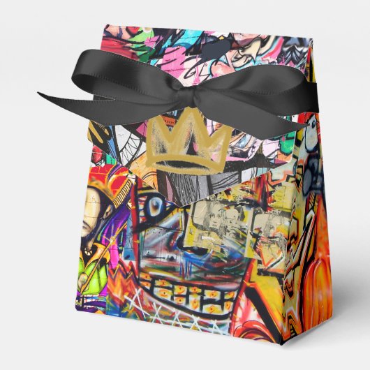 Graffiti-Wandverkleidung Geschenkschachtel (Vorderseite)
