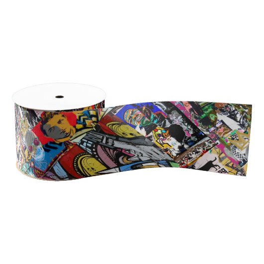 Graffiti-Wandverkleidung Ripsband (Spule)