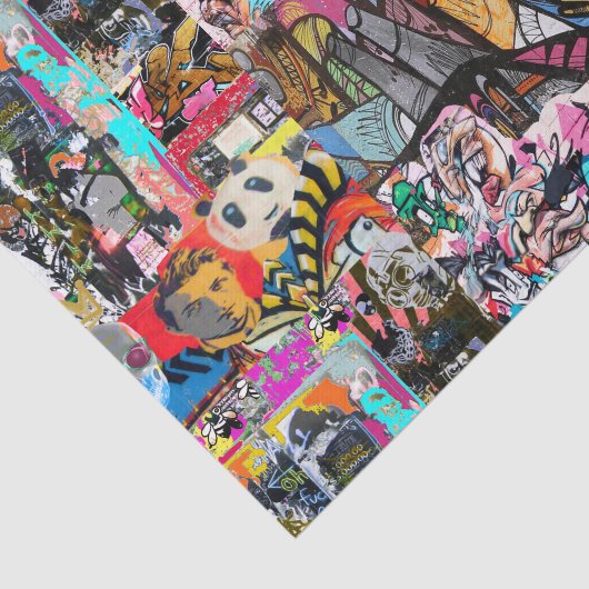 Graffiti-Wandverkleidung Seidenpapier (Ausschnitt)