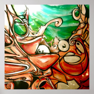 Graffiti - was unten liegt poster
