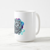 Graffiti-Waschbär-Langarmshirt Kaffeetasse (VorderseiteRechts)