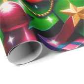 Graffiti Weihnachten Geschenkpapier (Rolleneckpunkt)