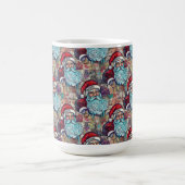 Graffiti-Weihnachtsmann Kaffeetasse (Mittel)