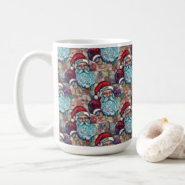 Graffiti-Weihnachtsmann  Kaffeetasse