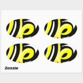 Graffiti-wesh-Erzeugnis Ovaler Aufkleber (Blatt)