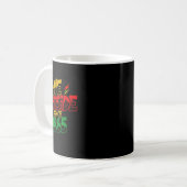 Graffiti wir draußen seit 1865 Schwarzer Stolz Jun Kaffeetasse (Vorderseite Links)