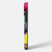 Graffiti wird lebendig iPhone hülle (Linke Seite)