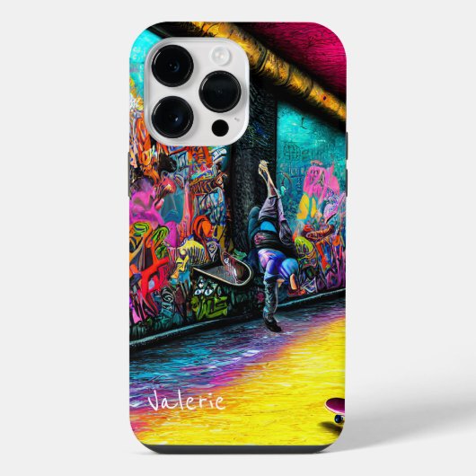 Graffiti wird lebendig iPhone hülle (Rückseite)