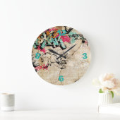 Graffiti with Numbers Große Wanduhr (Zuhause)