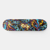 Graffiti Words Collage Skateboard (Horizontal)