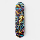 Graffiti Words Collage Skateboard (Vorderseite)