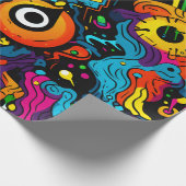 Graffiti Wrapping Paper Geschenkpapier (Ecke)