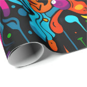 Graffiti Wrapping Paper Geschenkpapier (Rolleneckpunkt)