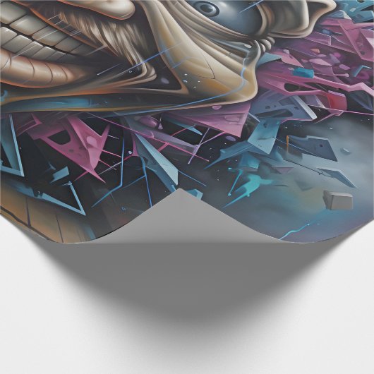 Graffiti Wrapping Paper Geschenkpapier (Ecke)